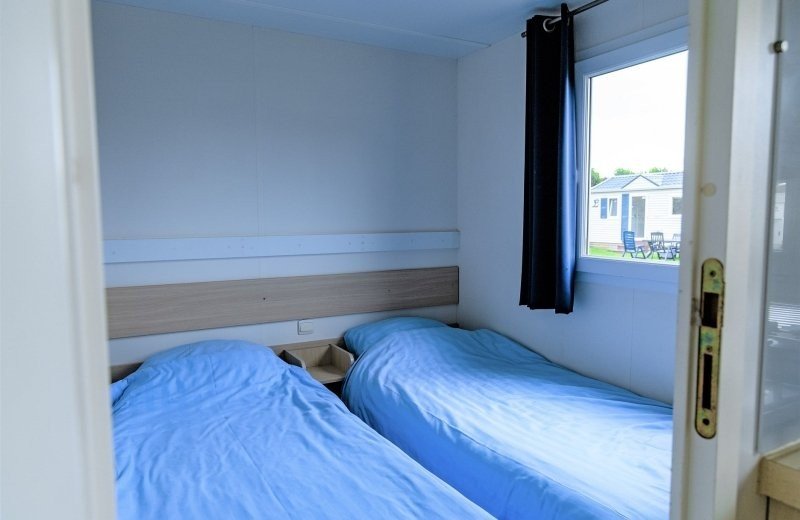 Kustpark strand westende stacaravan oakley 4 personen slaapkamer